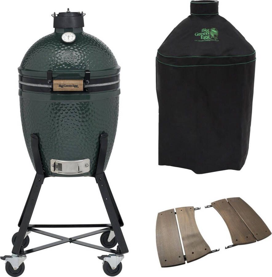 Big Green Egg Small Houtskoolbarbecue met Nest Hoes en EGG Mates