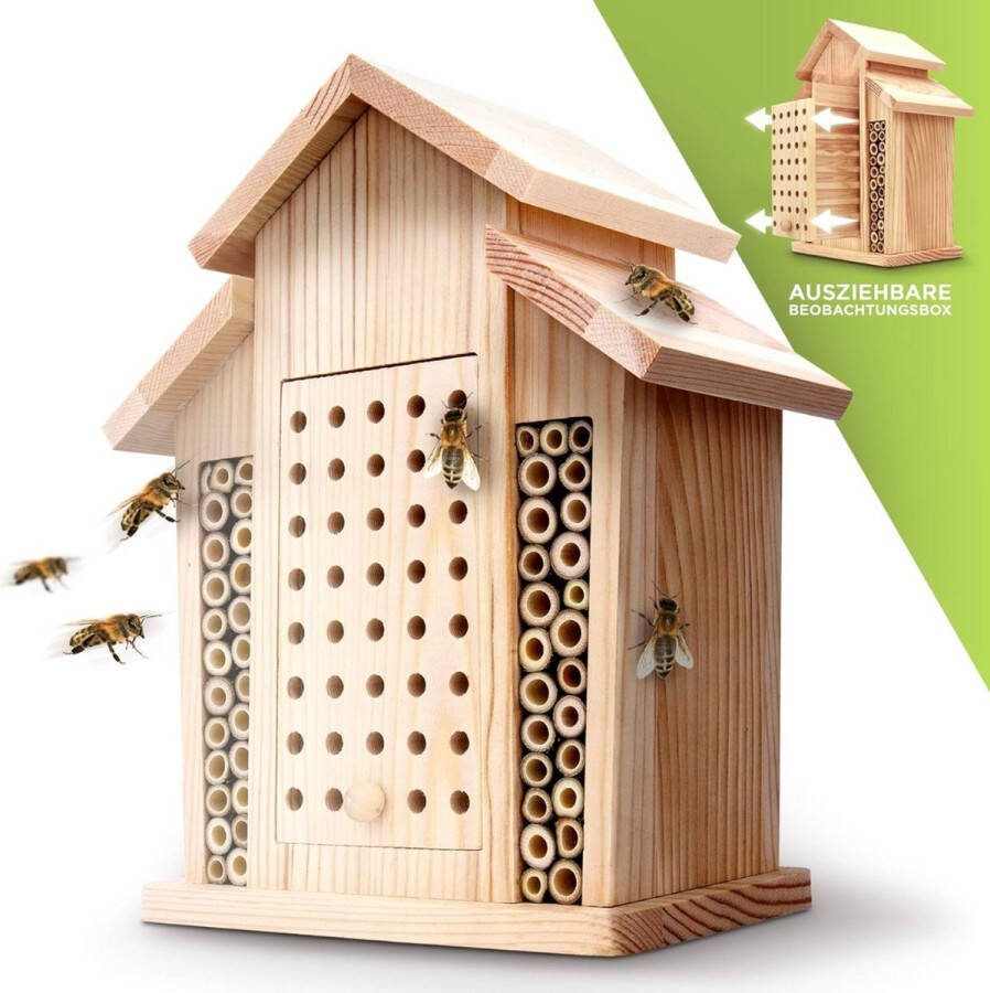 Bijenhotel Bijenhuis Insectenhotel Insecten Zomer Must have voor in uw tuin!