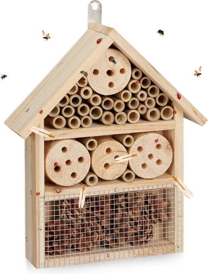 Bijenhotel Bijenhuis Insectenhotel Insecten Zomer Must have voor in uw tuin!