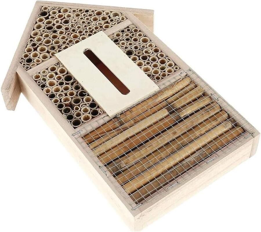Bijenhotel Grote Grootte Bee House Outdoor Multi Kwaliteit Houten Insect Hotels Butterfly Houses