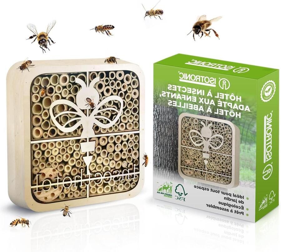 Bijenhotel Insectenhotel Bijen in de Tuin- Natuurvriendelijke Insectenverblijfplaats