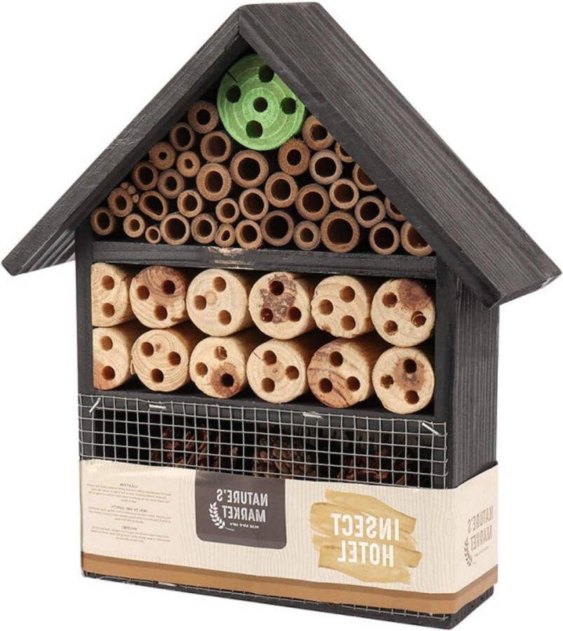 Bijenhotel Transparant Insectenhotel voor de tuin met transparante dakplaat