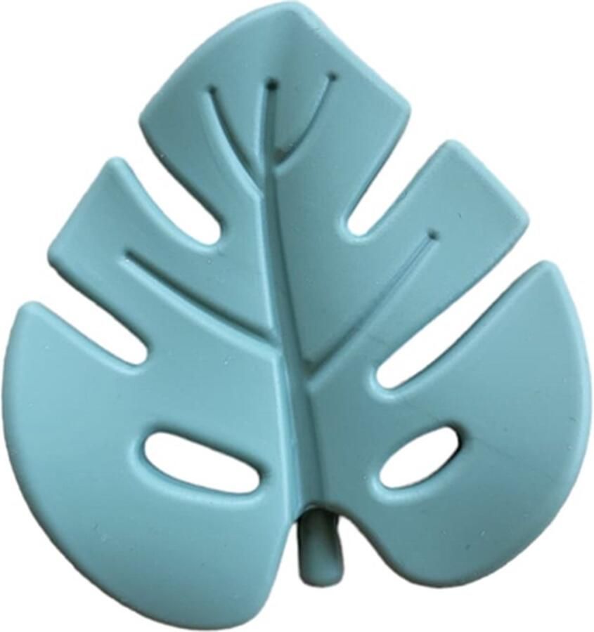 Bijtblad baby speelgoed silicone bijtring bijtspeeltje Licht Groen