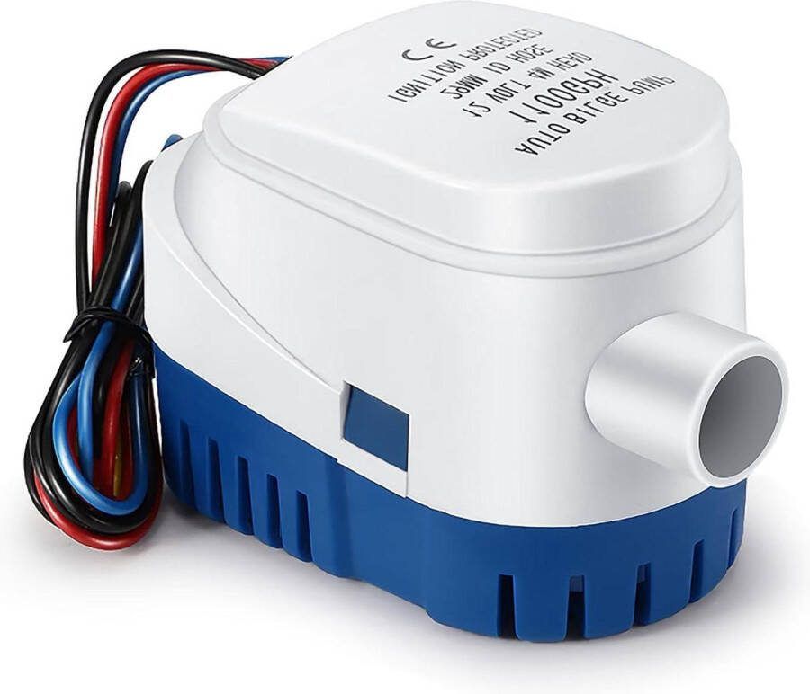 Bilge Pompen 12V 1100GPH Automatische Bilge Pomp Marine Dompelpomp voor Boten Vijvers Zwembaden Stil en Efficiënt