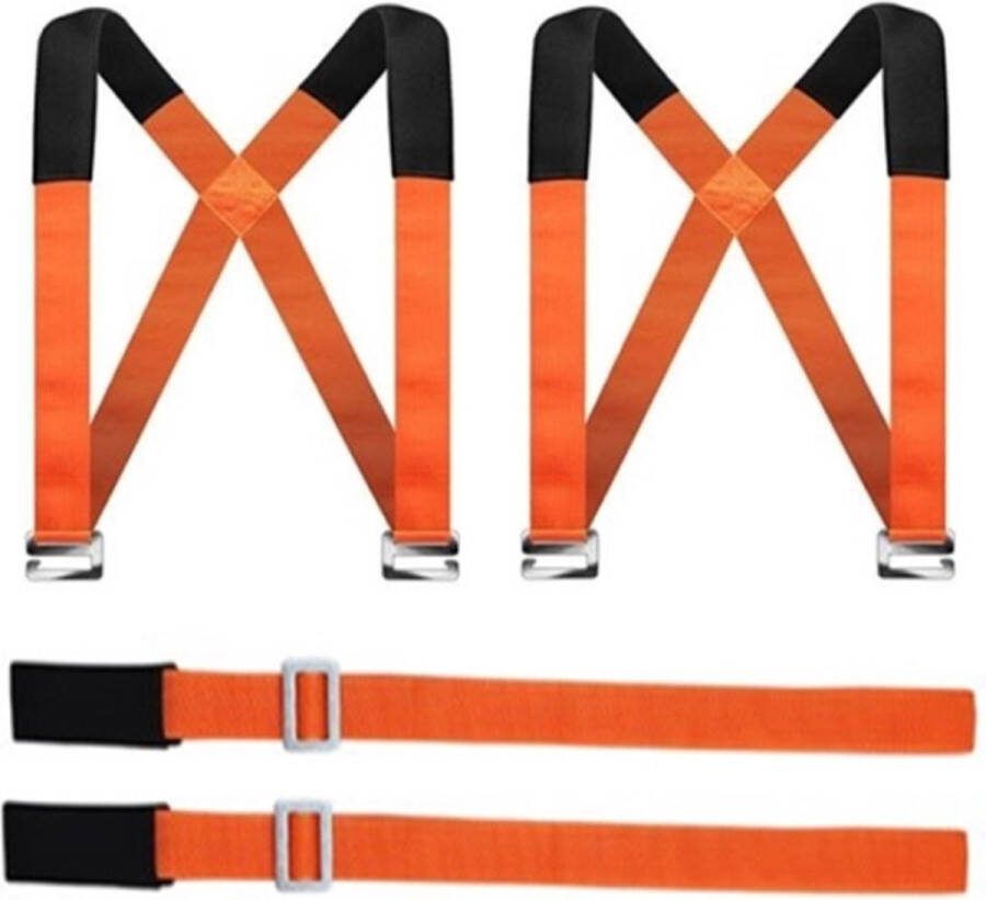Bindriemen-Extension Strap- Verlengband-Verplaatsingsbanden-Verhuis Harnas met Tilbanden Set Hijsbanden voor meubels- apparaten transportband
