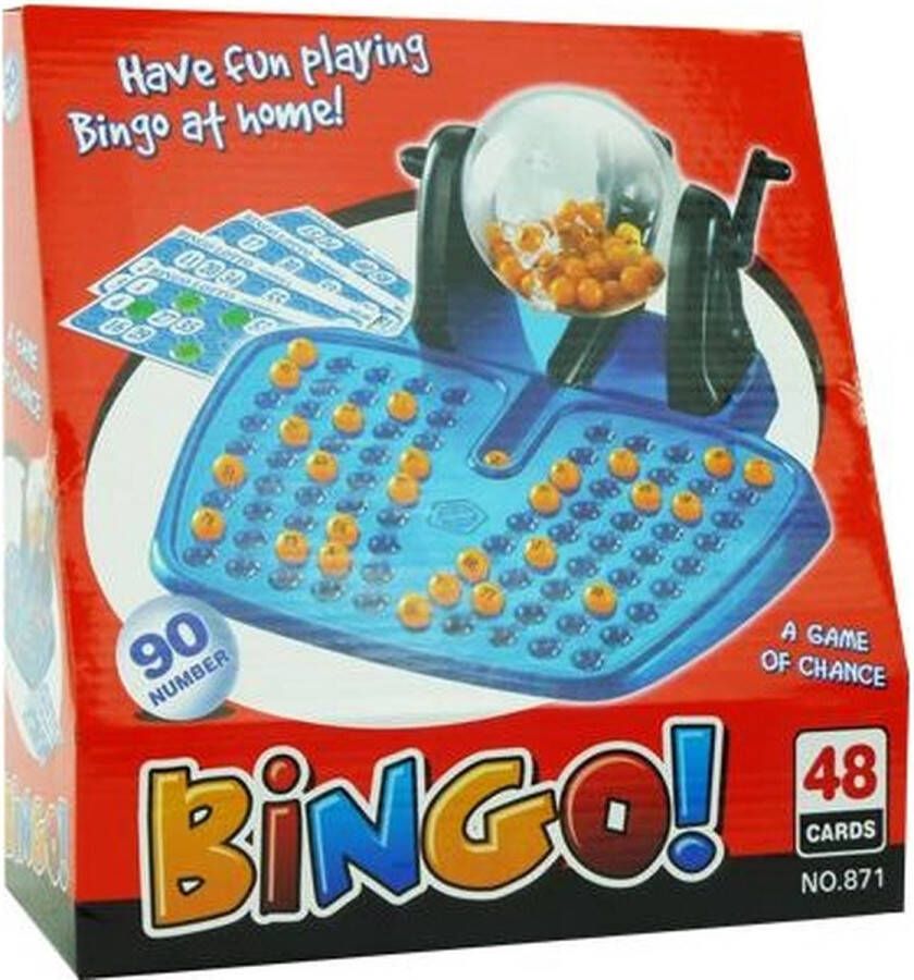 Bingo spel Plastic Met 90 Nummers en 48 kaarten