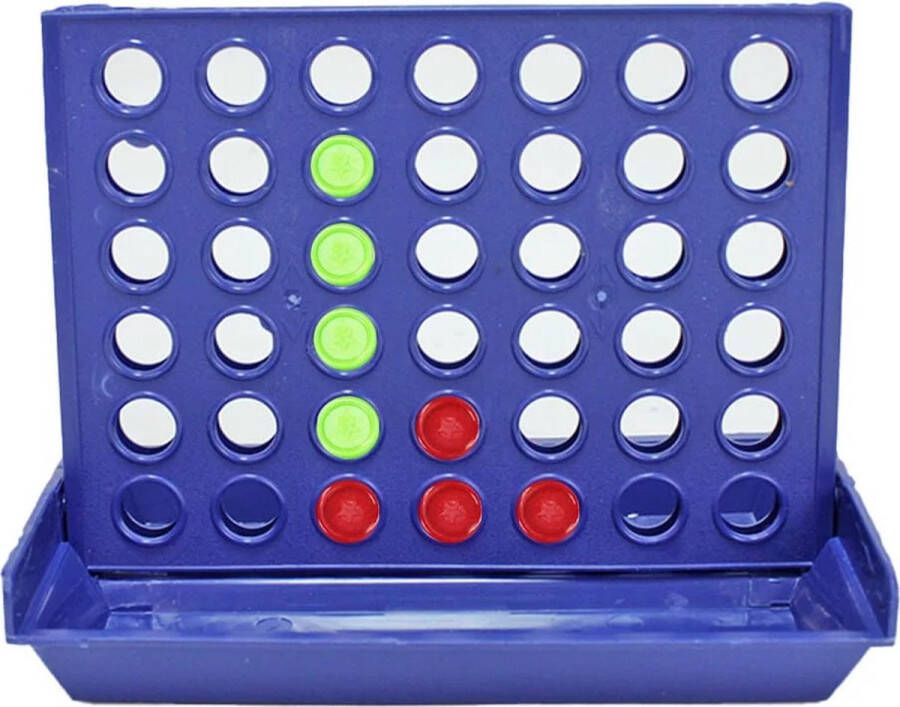 Merkloos Bingo Vier op een rij blauw rood groen reisspel Reisspellen