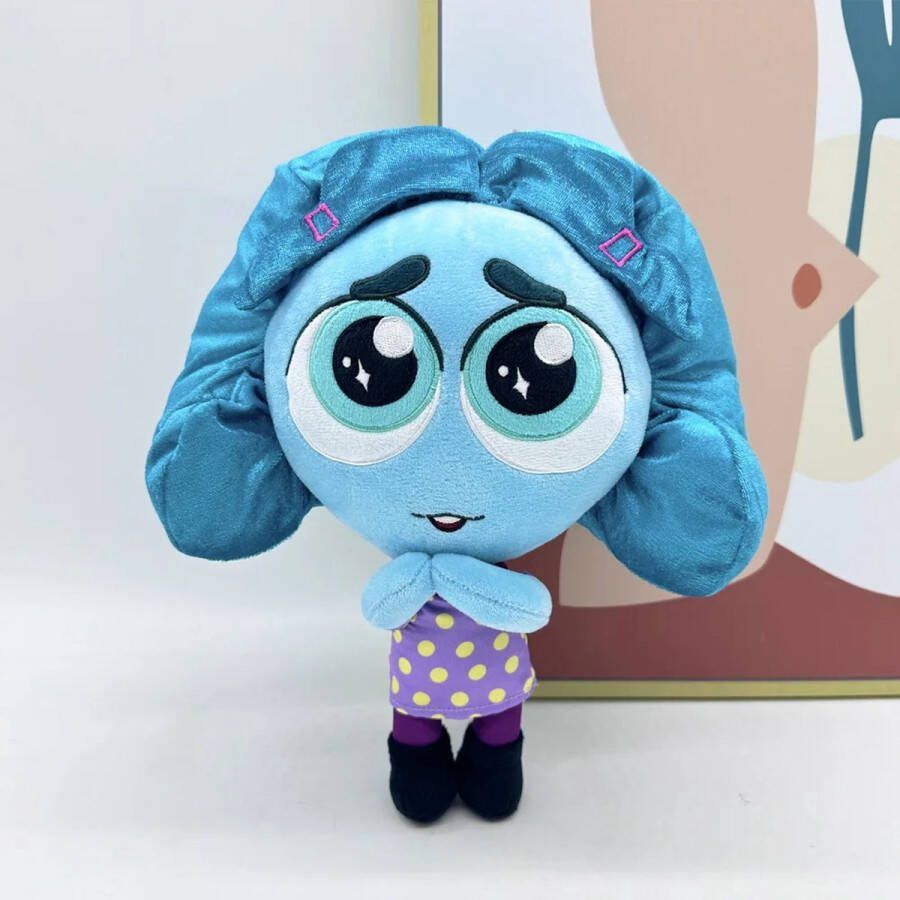 Binnenstebuiten 2 Film Jaloezie Envy Knuffel Inside Out Movie Pluche Speelgoed Plushie Gevulde Poppen Speelgoed Kamer Decoratie Verjaardag Kinderen