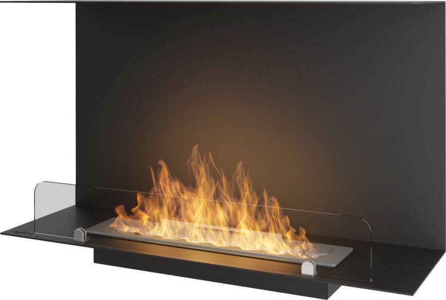 Bio ethanol-haard 3-zijdige sfeerhaard INBOUWHAARD Roomdivider 80 x 45 cm