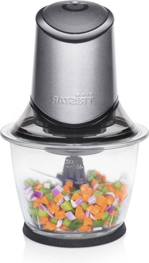 BL-4019 Hakmolen Chopper 1.2 Liter 4 RVS Messen Vaatwasserbestendig Luxe Keukenapparatuur