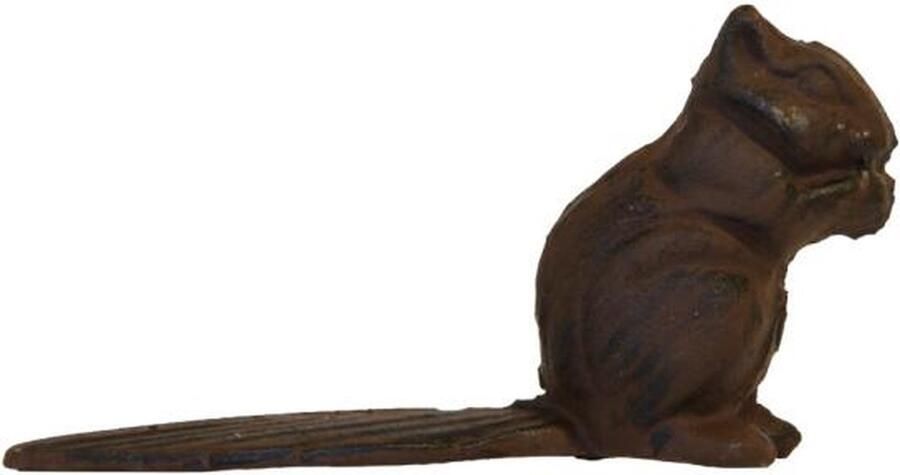 Black Ginger deurstopper eekhoorn gietijzer