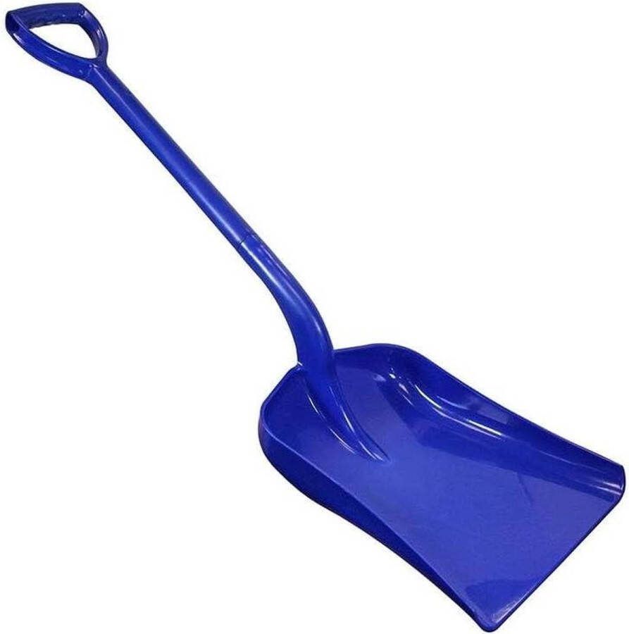 Blauwe kunststof schop met stalen schacht FAIPLSHOVEL