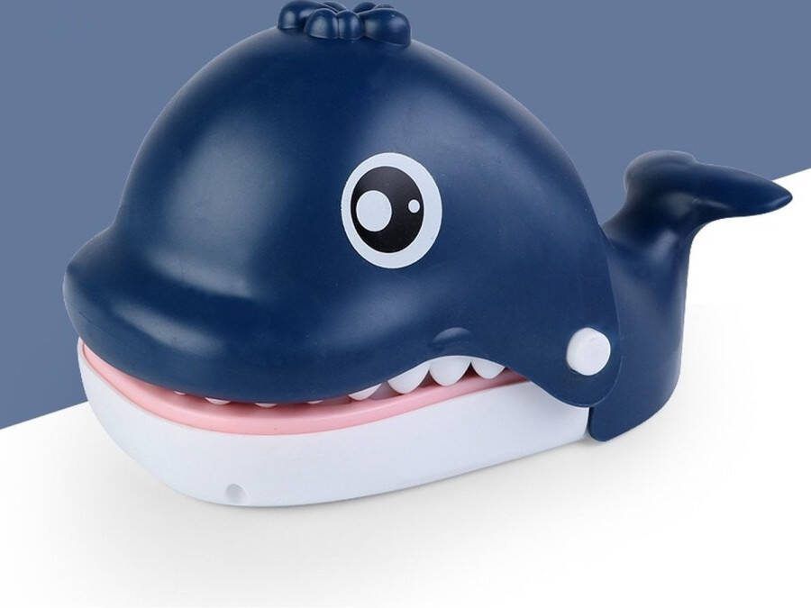 Blauwe Walvis Spel met Kiespijn Bijtende Drankspel Krokodil
