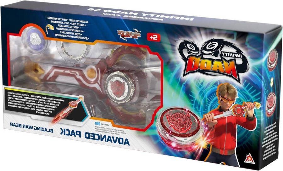 Blazing War Bear Grafische tol voor kinderen metalen speelgoed voor jongens battle tops tol launcher speelgoed jongens spinning tops jongens vanaf 5 tot 12 jaar