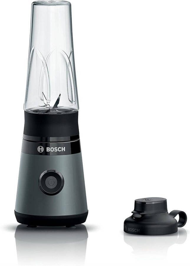 Blender hoge snelheid 450 Watt roestvrij stalen messen lekvrij donkerzilvere lak