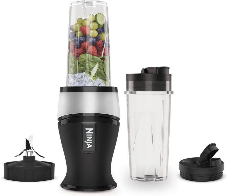 Blender Slim en Smoothie Maker 2 bekers met tuitafdekking persoonlijke mixer verplettert ijs en bevroren vruchten