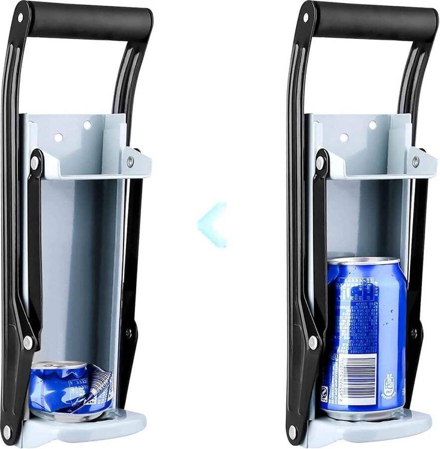 Blikpers en Can Crusher voor drankblikjes Geïntegreerde flesopener Wandmontage 42 x 31 x 126 inch. Can Crusher