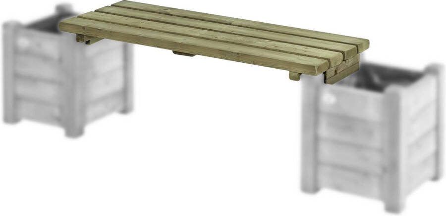 Talen Buitenmeubelen Talen Horst bloembak Zitting 120 x 42 cm