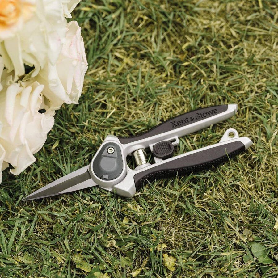 Bloemenschaar met gepatenteerde Eversharp-messen van koolstofstaal tuinieren snijgereedschap voor bloemen en kruiden 10 jaar garantie
