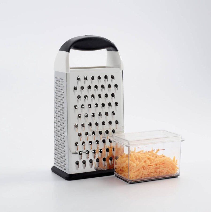 Blokrasp met ergonomisch handvat voor goede grip Rasp voor Groenten en Kaas Raspen