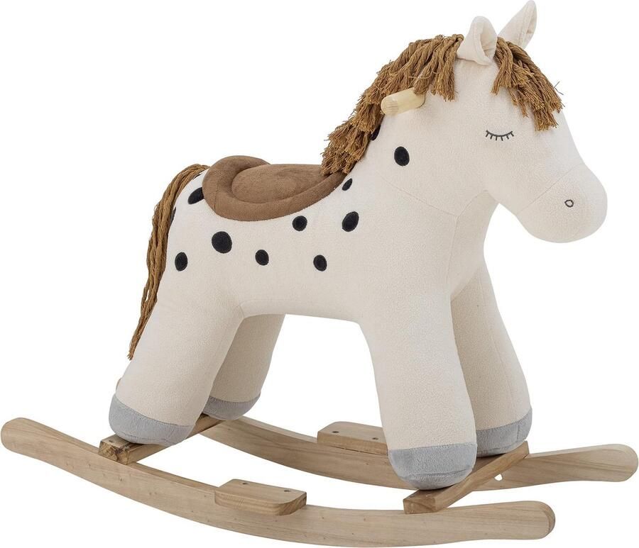 Bloomingville MINI Hobbelpaard Merlen Paard Wit