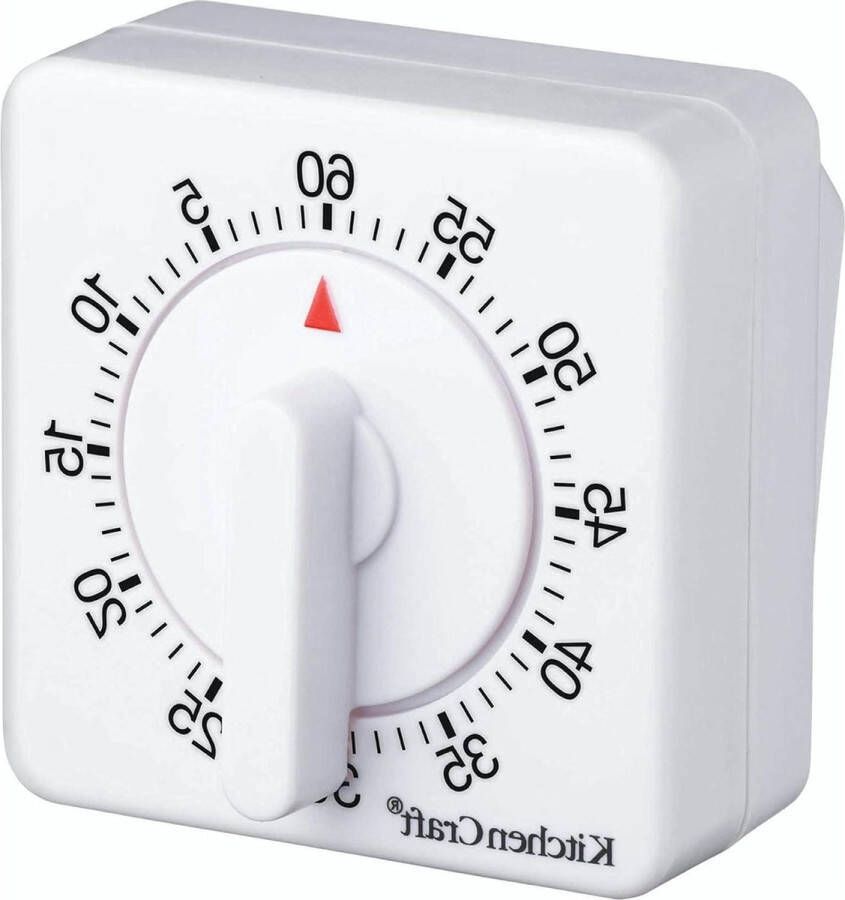 Blue Mechanische Keukenwekker van 1 uur Keuken Timer Wit Kookwekker analoog
