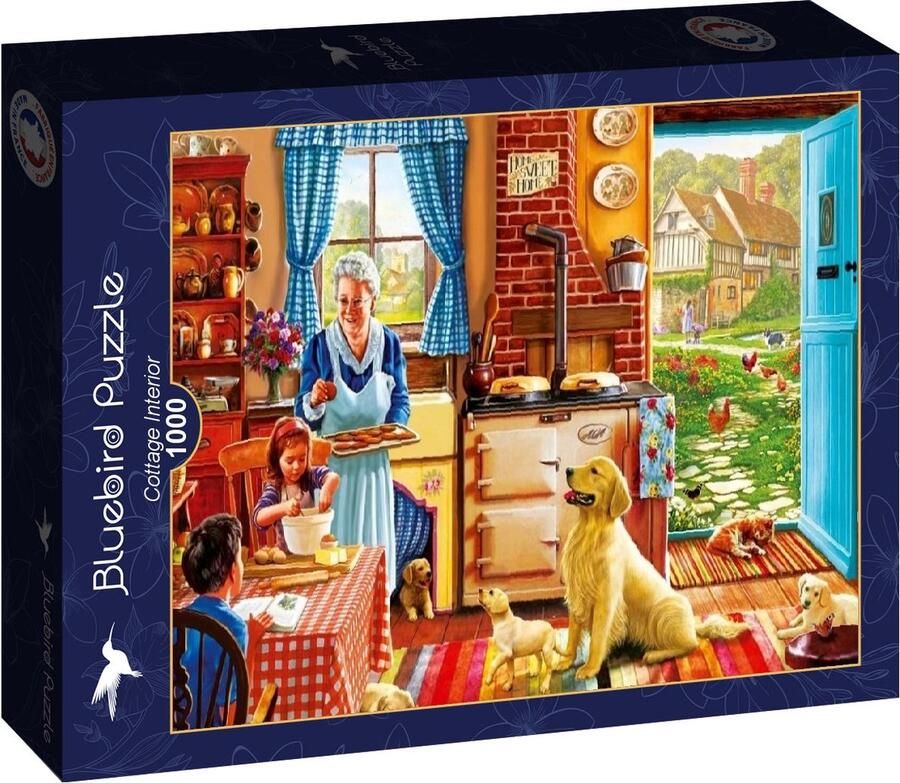 Bluebird puzzel 1000 stukjes Oma bakt koekjes Steve Crisp