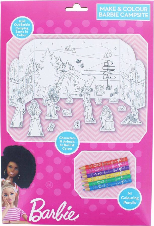 Blueprint Barbie knutsel een kampeersite