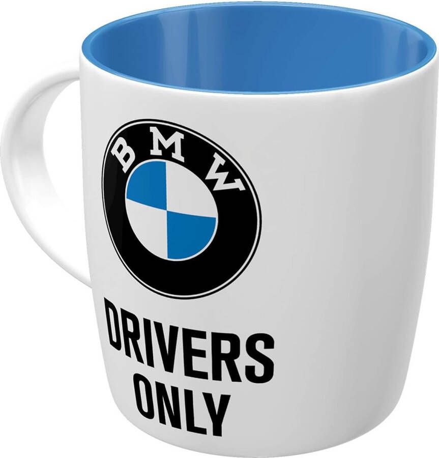 BMW Drivers Only Retro mok met spreuk vintage koffiebeker cadeau-mok voor BMW