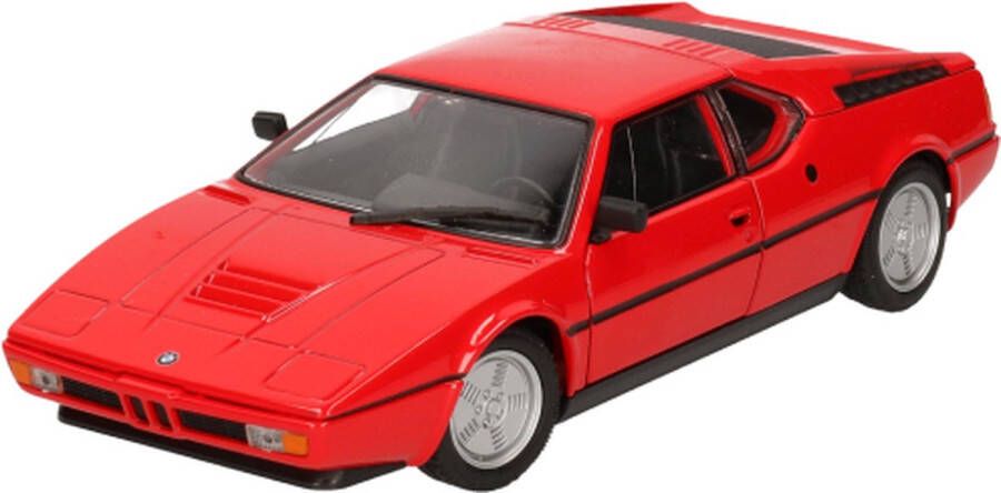 BMW M1 (Rood) (10 cm) 1 34 Welly [Modelauto Schaalmodel Miniatuurauto]