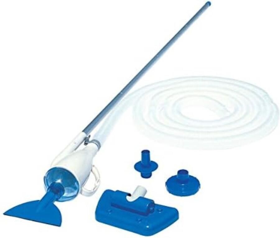Bodemzuiger zwembad Zwembadstofzuiger elektrisch Zwembadzuiger Bodemstofzuiger 224 cm Blauw
