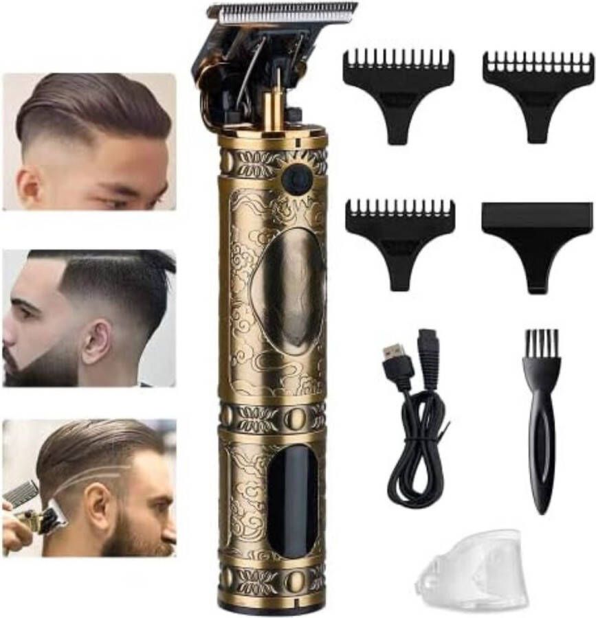 Bodygroomer Mannen Body trimmer Heren Body Shaver Mannen Lichaam Groomer Goud
