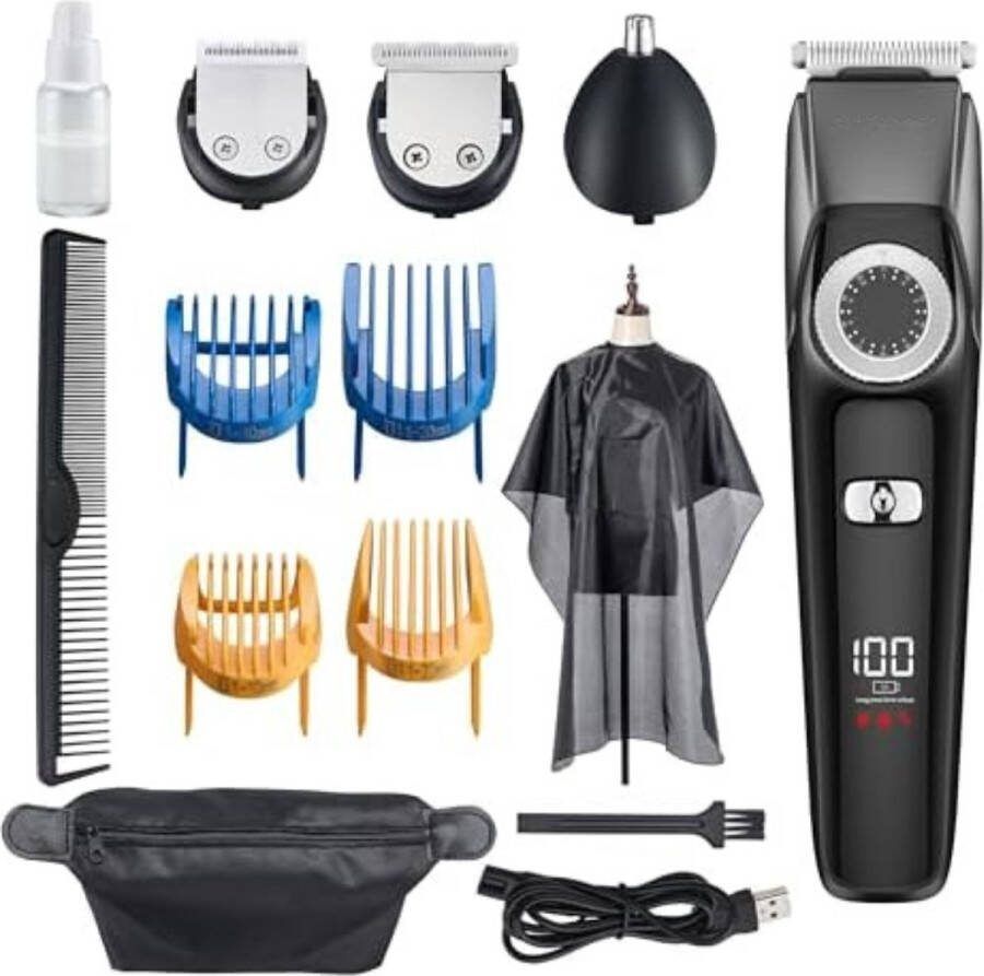 Bodygroomer Mannen Body trimmer Heren Body Shaver Mannen Lichaam Groomer Trimmer voor heren Verzorgingssets waterdicht Zwart