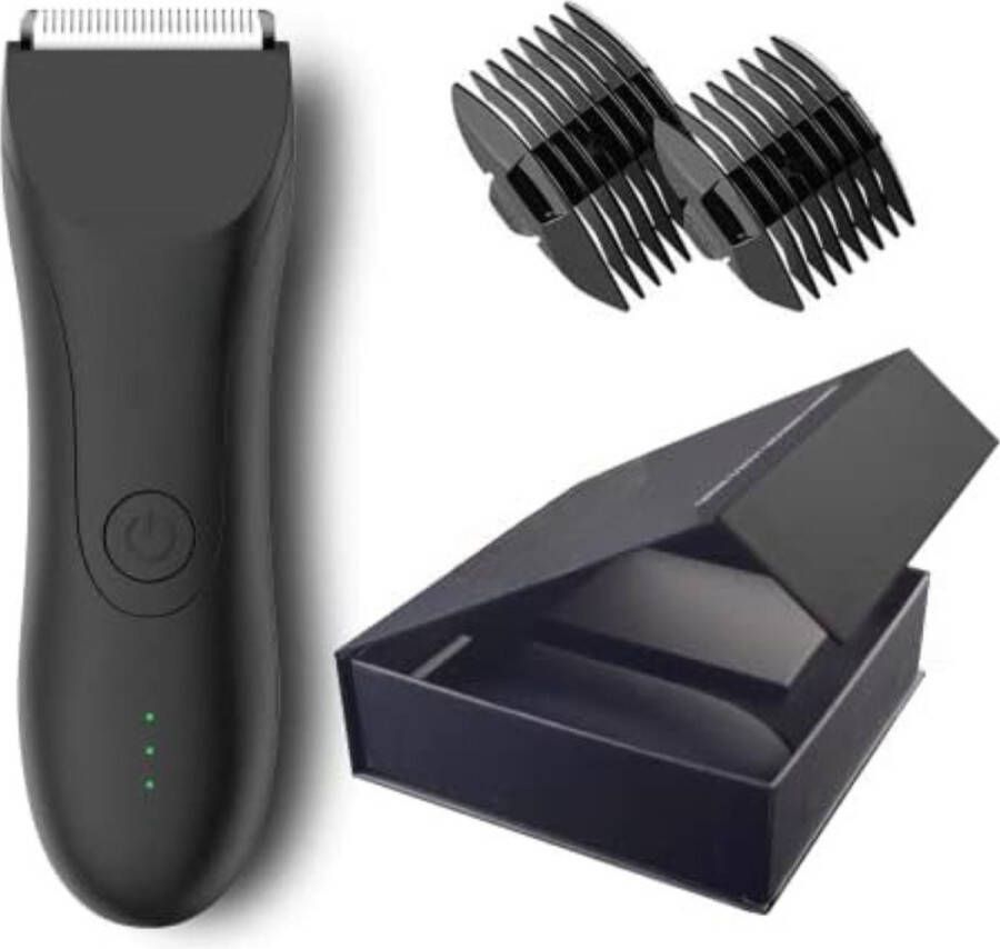 Bodygroomer Mannen Body trimmer Heren Body Shaver Mannen Lichaam Groomer Zwart