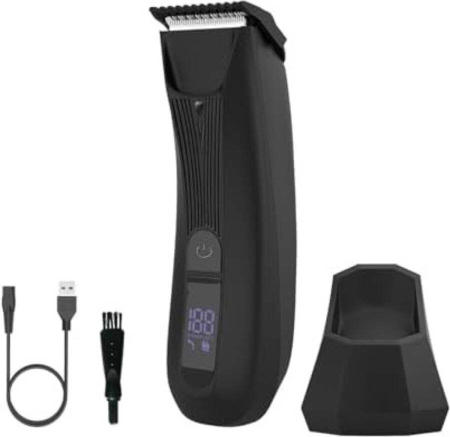 Bodygroomer Mannen Body trimmer Heren Body Shaver Mannen Lichaam Groomer Zwart Werkt op batterijen
