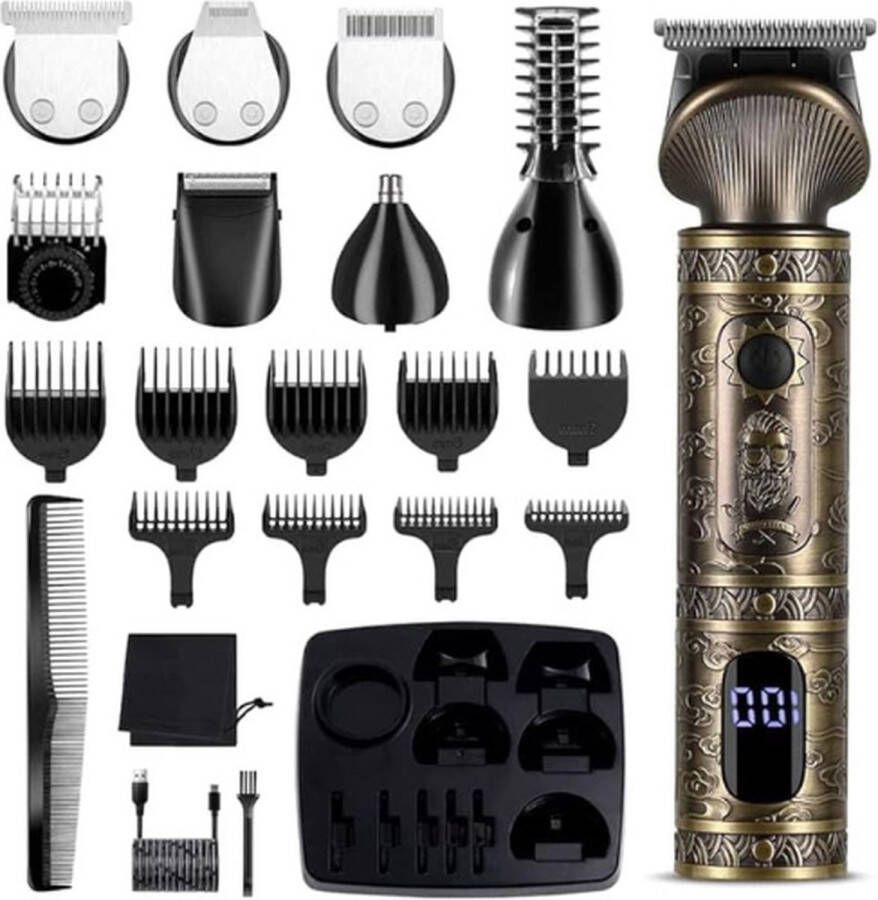 Bodygroomer mannen Hair Trimmer Set Professionele Hair Trimmer Mannen Precisie Trimmer Baard Trimmer Shaver Mannen T-vormige Trimmer Neus Hair Trimmer Body Hair Trimmer 7 in 1
