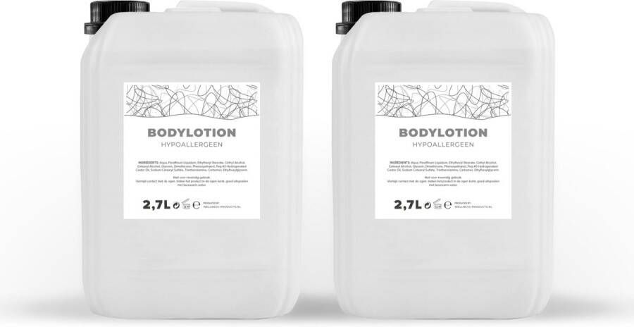 Bodylotion Hypoallergeen 2 7 Liter 2 Stuks Jerrycan Navulling Q1