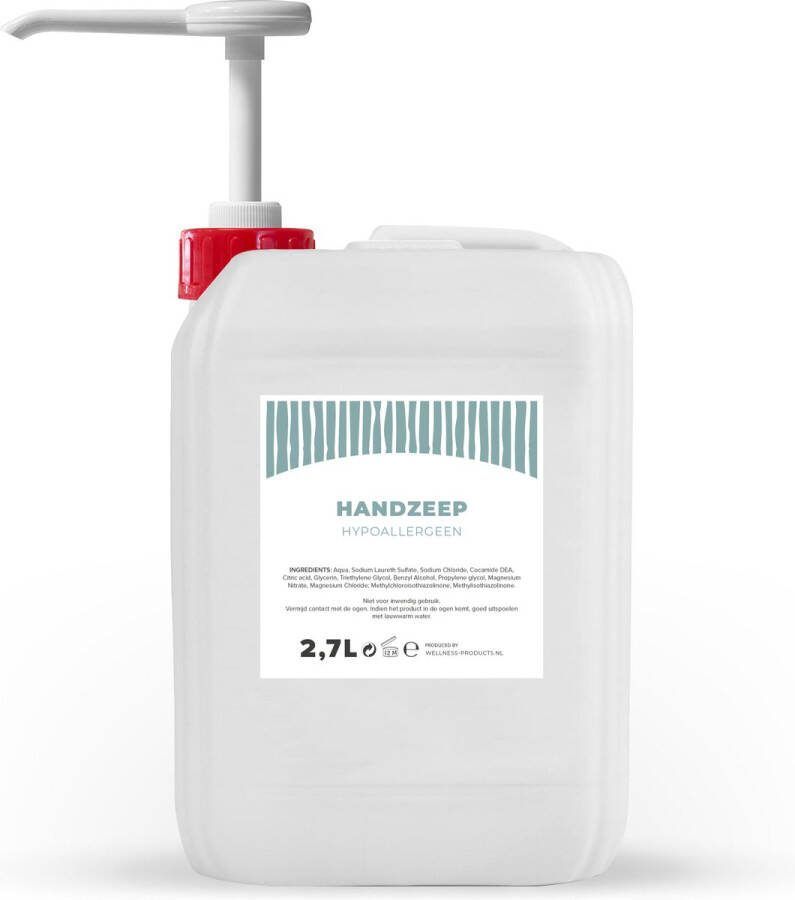 Bodylotion Hypoallergeen 2 7 Liter Met Pomp Jerrycan Navulling Q1