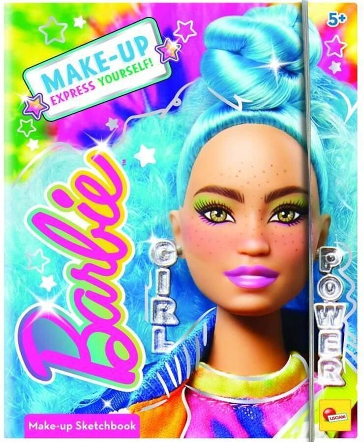 Boek om te leren hoe je make-up en make-up aanbrengt Barbie schetsboek make-up LISCIANI