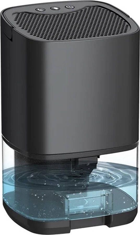 Bolmans Dehumidifier Luchtontvochtiger Slaapkamer Luchtontvochtigers Lucht Ontvochtiger Zwart 350ml per Dag 25x15 cm 1 Liter Extra Stil
