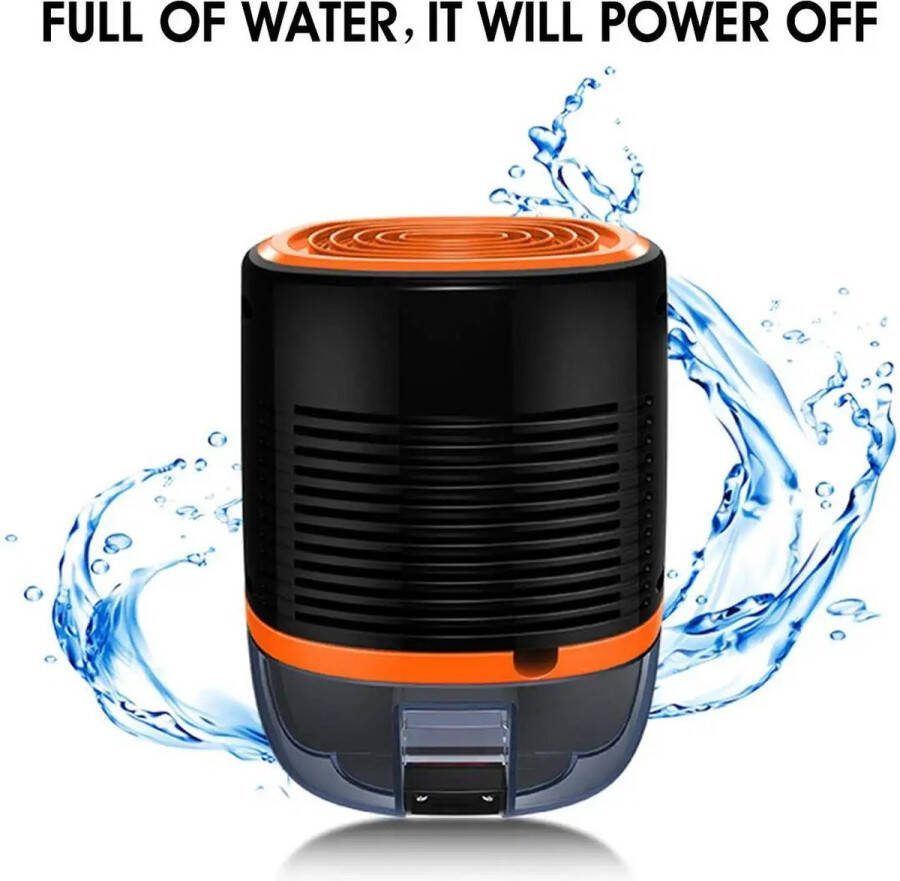 Bolmans Dehumidifier Luchtontvochtiger Slaapkamer Luchtontvochtigers Lucht Ontvochtiger Zwart Ontvochtiger en Luchtreiniger 23x16.5cm 800ml 300ml Per Dag Extra Stil