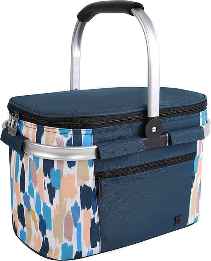 Boodschappenmand \koelmand koeltas picknickmand ‎38.1 x 24.13 x 24.89 cm