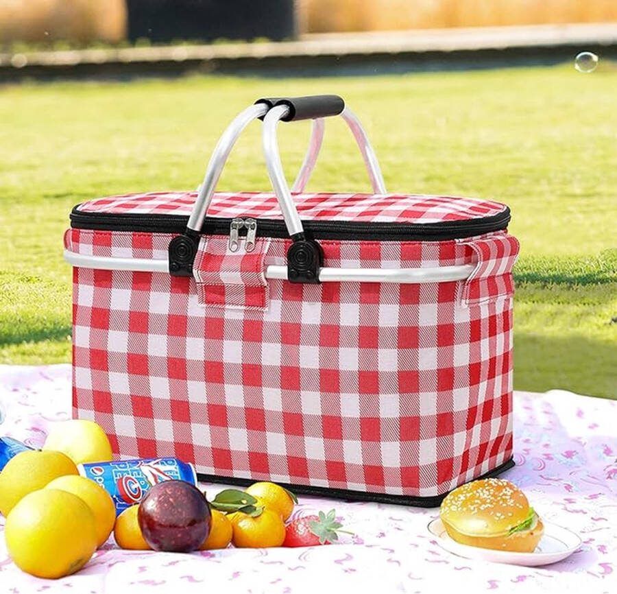 Boodschappenmand \koelmand koeltas picknickmand ‎41.1 x 29 x 4.9 cm;