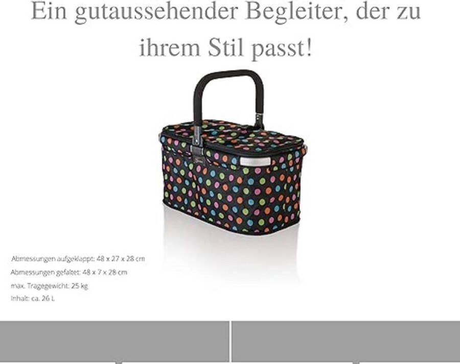 Boodschappenmand \koelmand koeltas picknickmand ‎48 x 27 x 28 cm;