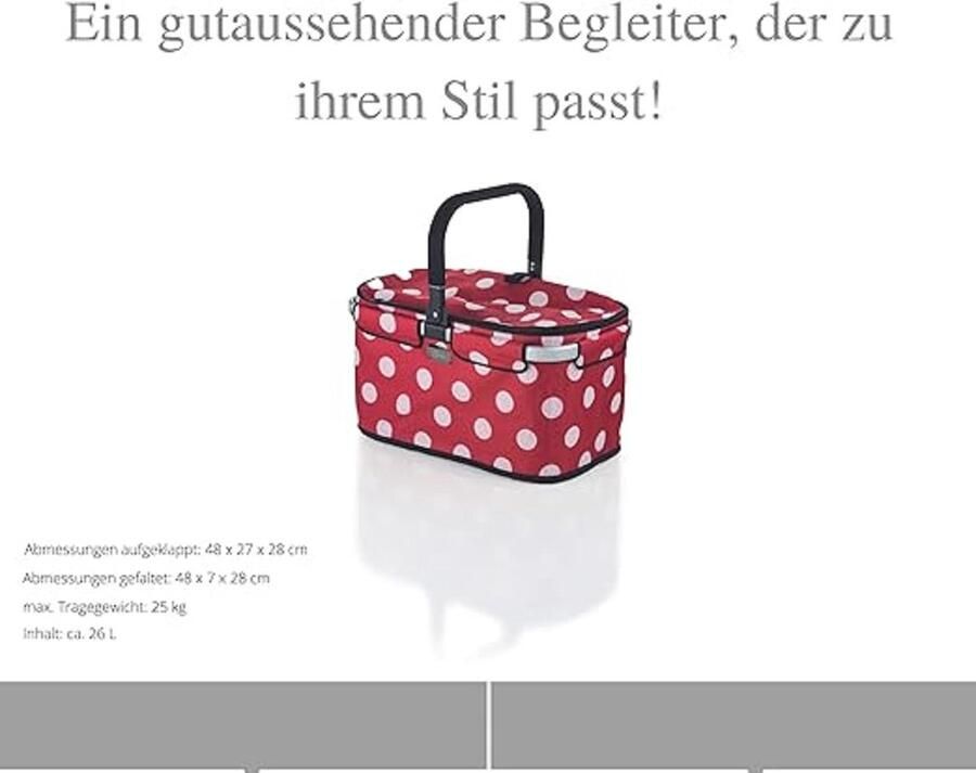 Boodschappenmand \koelmand koeltas picknickmand ‎48 x 27 x 28 cm