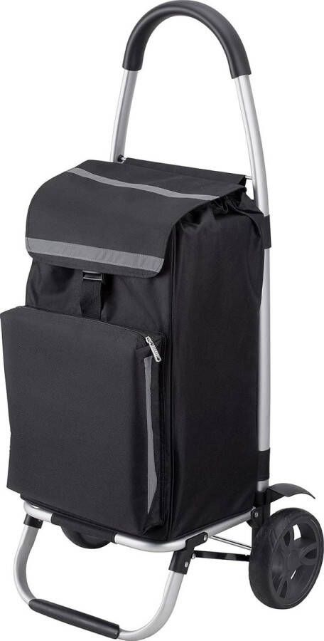Boodschappentrolley 54 liter extra grote banden koelvak ophanging voor de winkelwagen opvouwbare shopper regenbestendige tas boodschappentrolley winkelwagen. boodschappenkrat met wielen