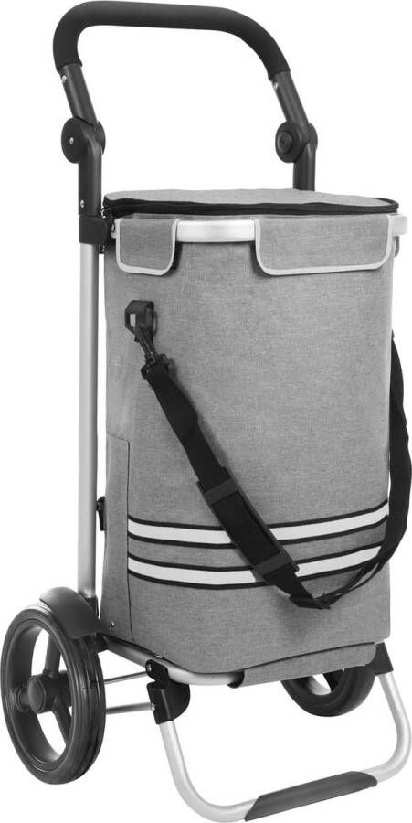Boodschappentrolley Inklapbaar Boodschappen Trolley Wagen Makkelijk