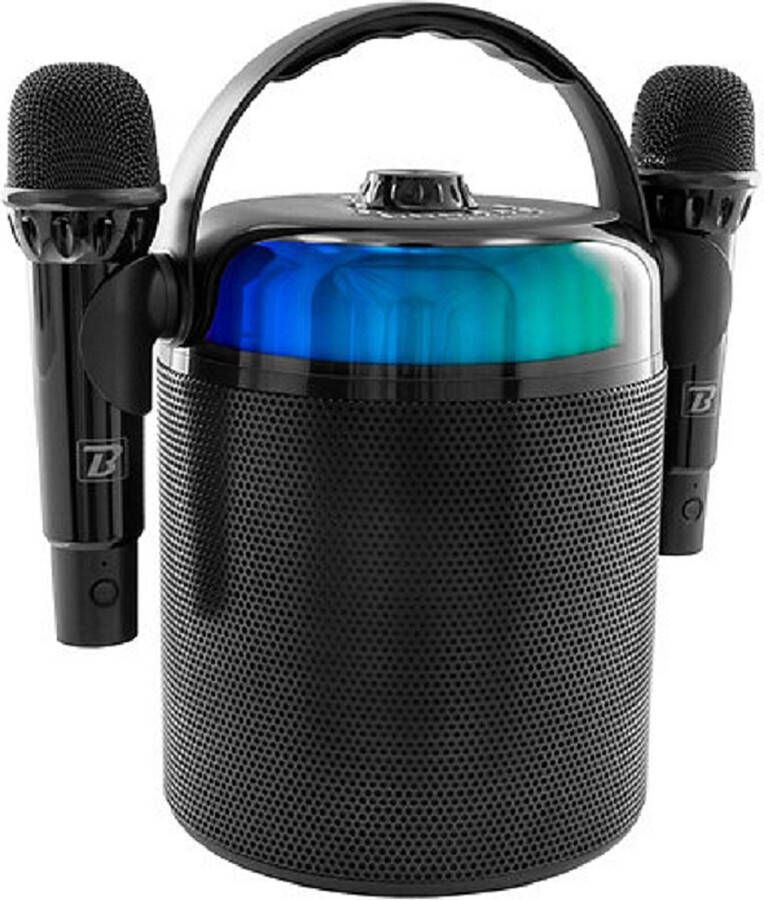 BoomTone DJ Starvoice Bluetooth karaoke speaker met 2 microfoons