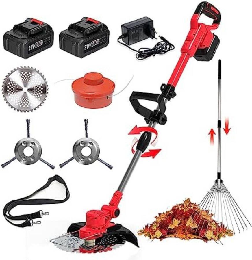 Boosmaaier accu Boosmaaier electrisch Bosmaaier elektrisch 24V -3 0Ah batterij Rood