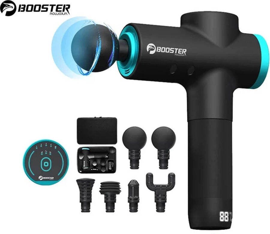 BOOSTER M2-12V Massage Gun Professionele Diepe Spiermassager met LCD Display Voor Lichaamsontspanning en Spierherstel